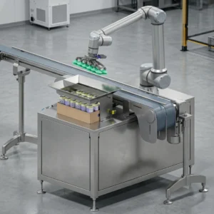 Link Pack Fabricated Cobot assisted Tray Packer