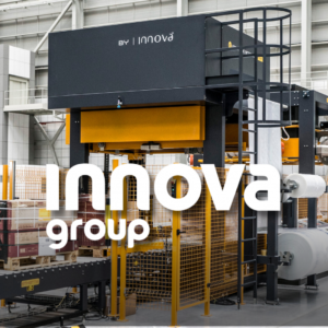 Image of Innova machinery and logo