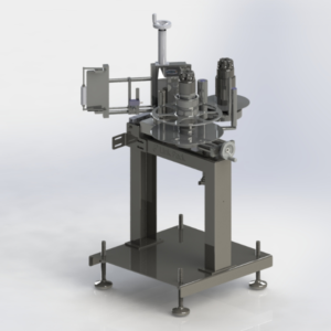 3D rendering of Link Pack's Compact side labeler