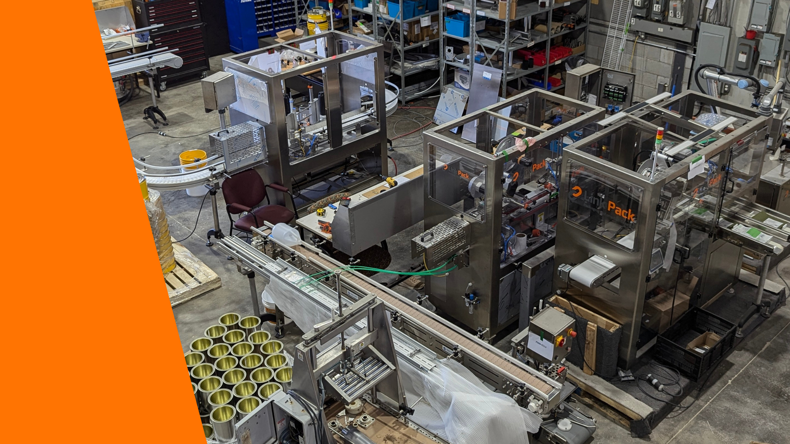 For this specific blog post, here's what to fill in : Alt text (most important — SEO + accessibility) : Automated packaging and labeling equipment by Link Pack, Canadian manufacturer expanding to Mexico